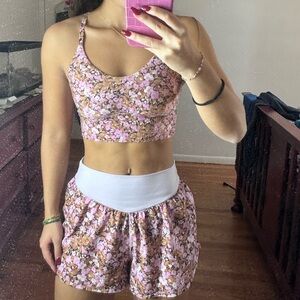 Offline by Aerie Workout Set S/M Floral